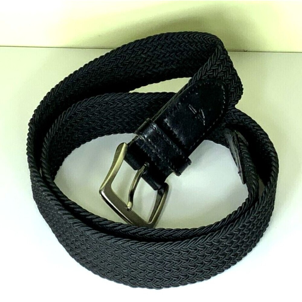 Dockers Men's Belt Braided Black Size 36